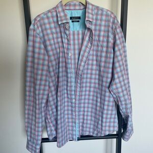 Bugatchi Men's multicolored Plaid Shirt